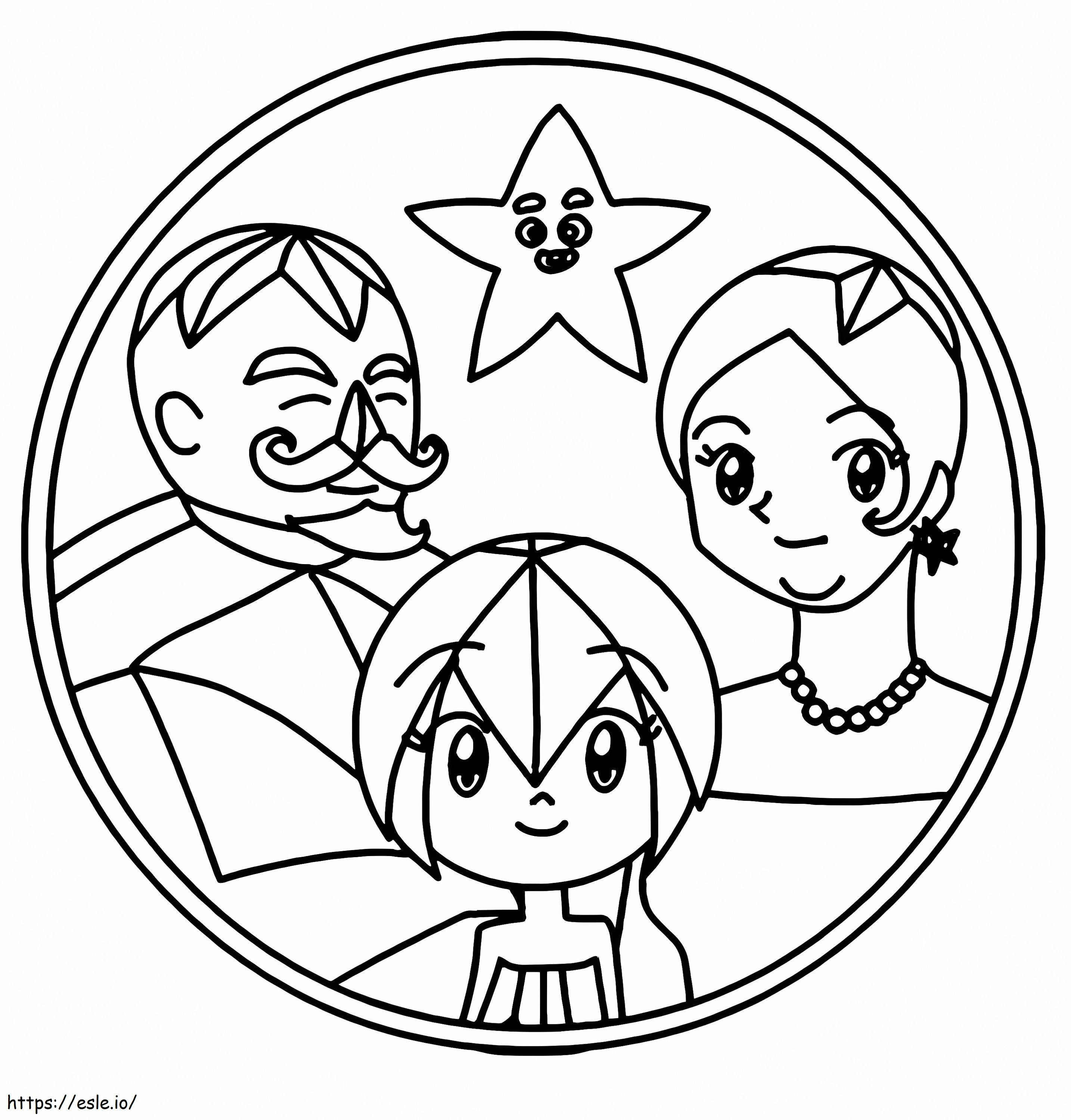 Ester Family coloring page