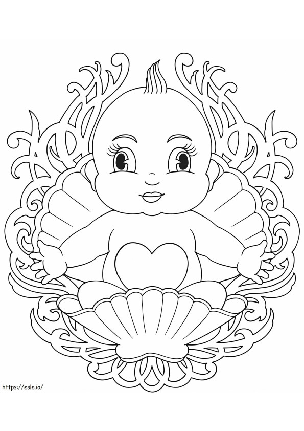 One Baby coloring page