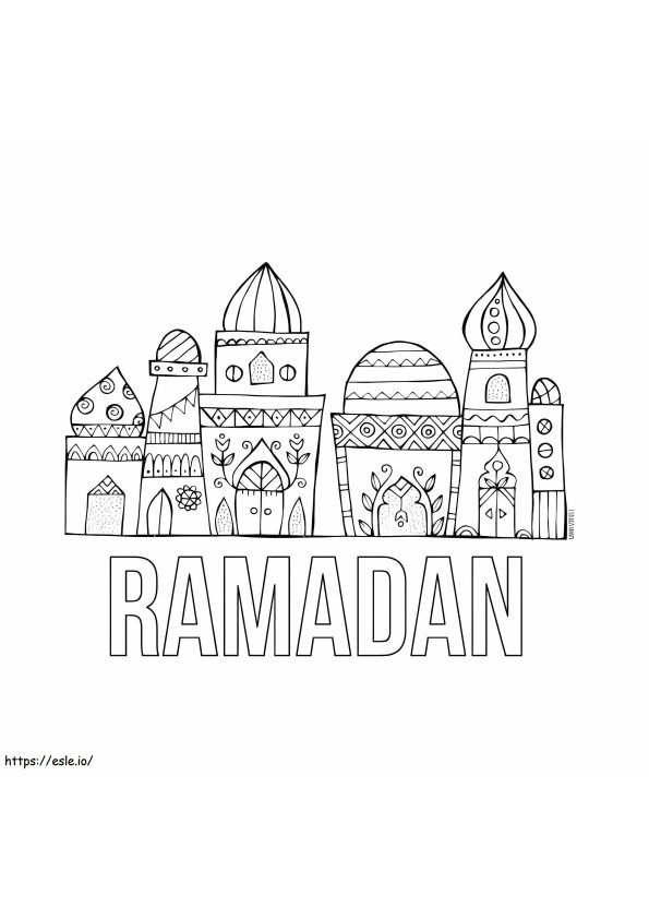 Ramadan1 kleurplaat