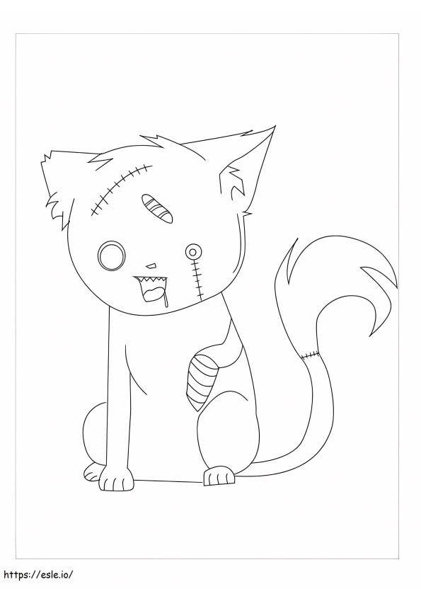 Zombi macska kifestő