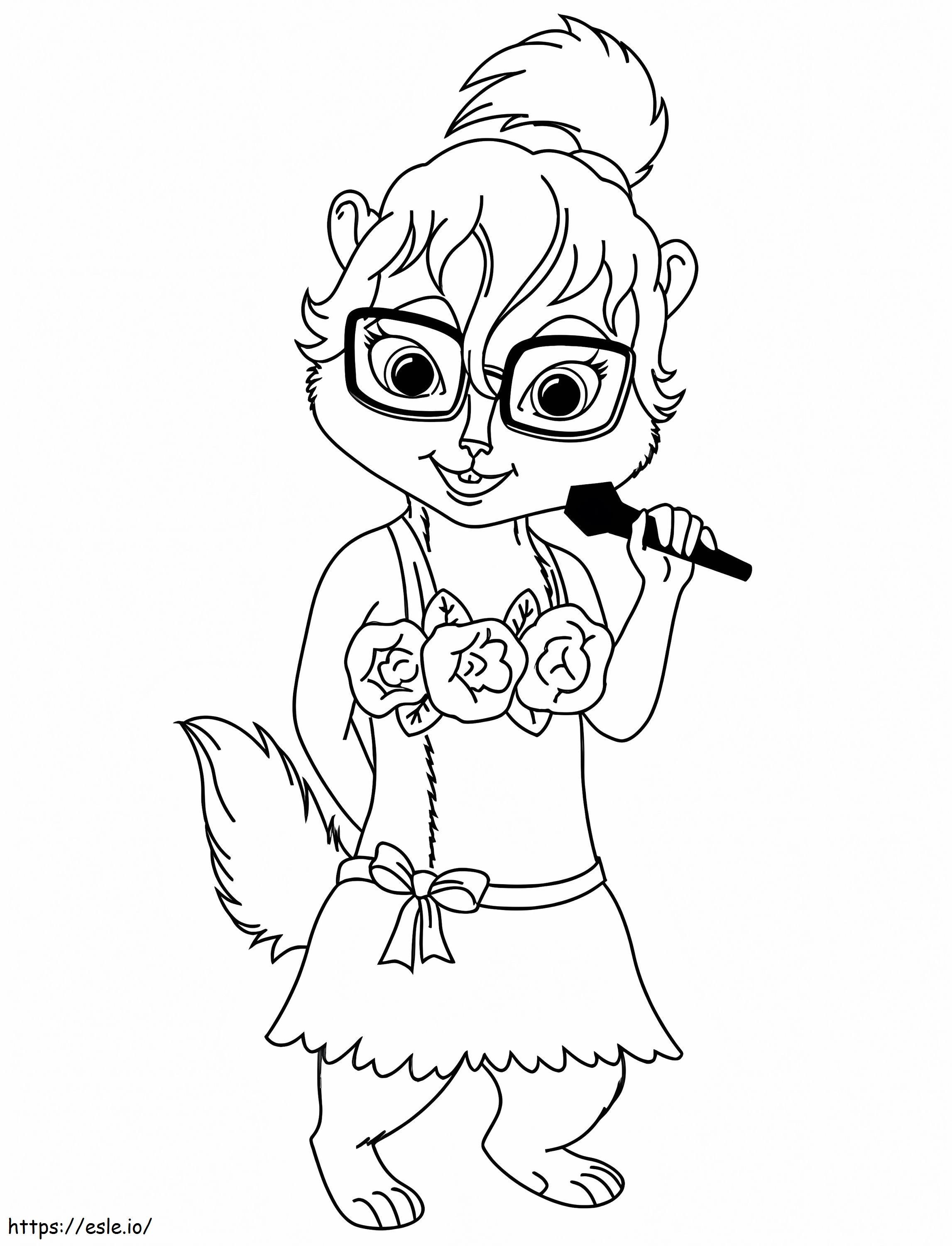 Jeanette In Chipettes da colorare