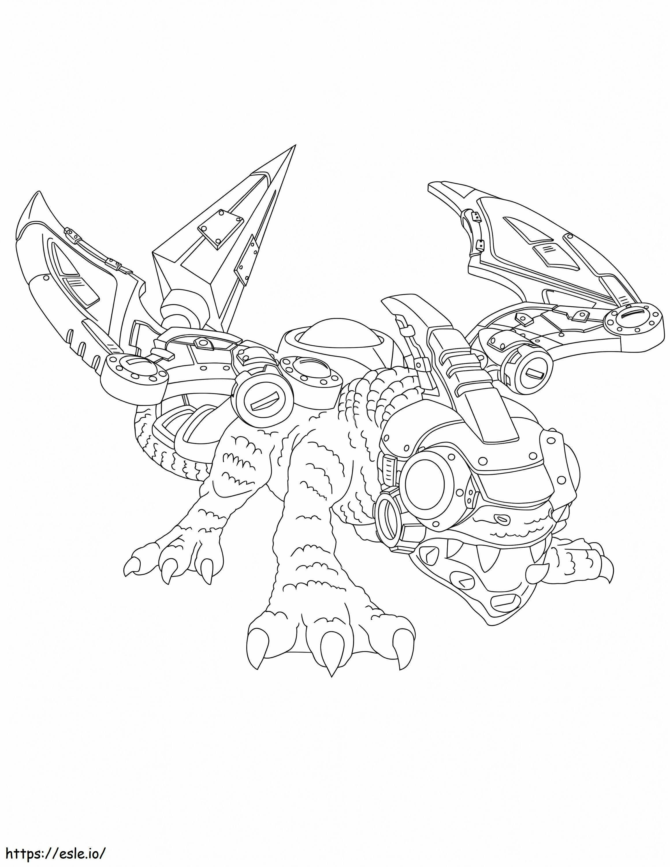 Drobot In Skylander Giants coloring page