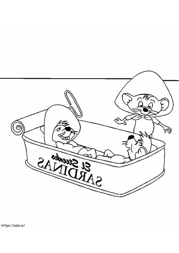 Speedy Gonzales And Friends coloring page