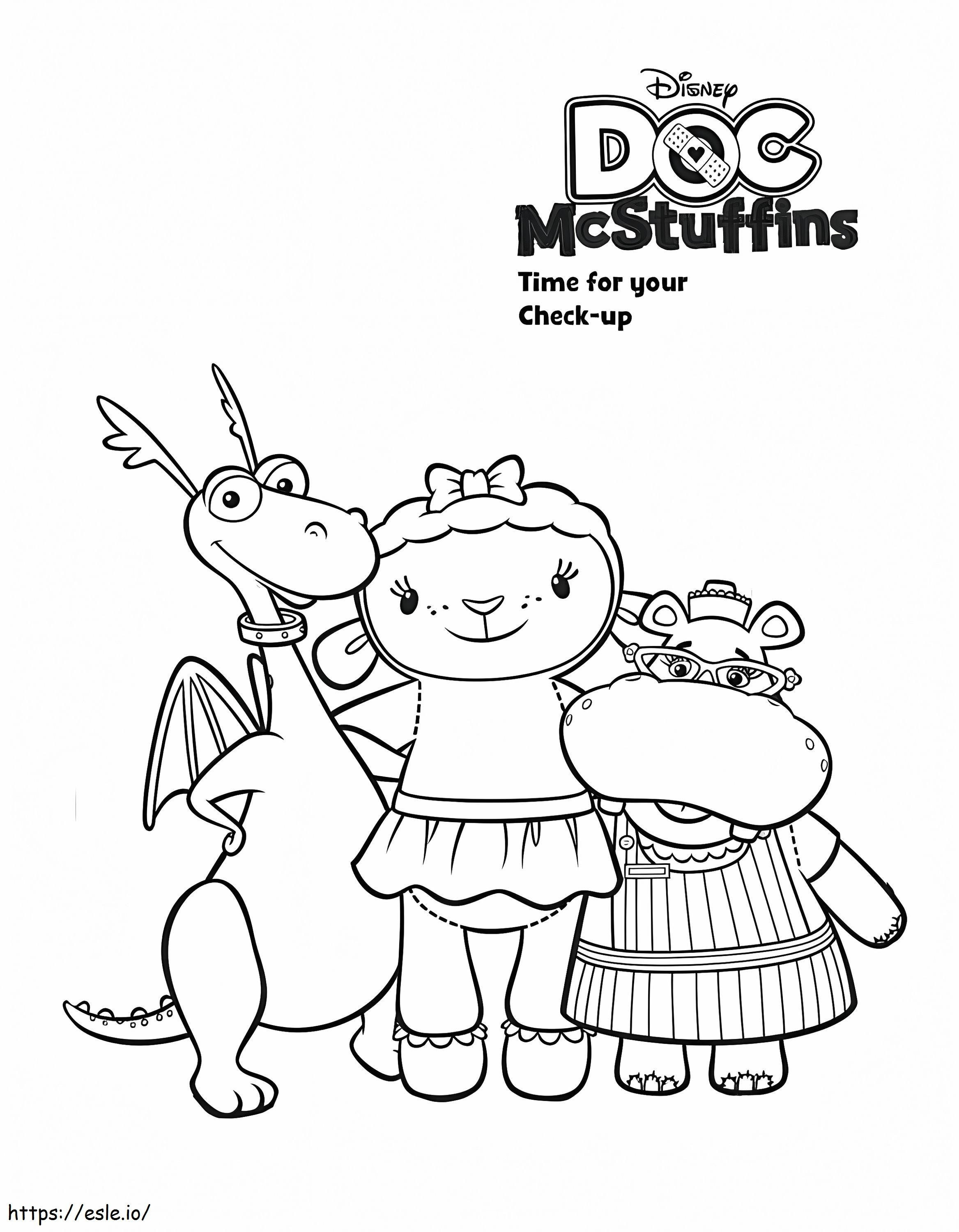Disney Doc McStuffins värityskuva