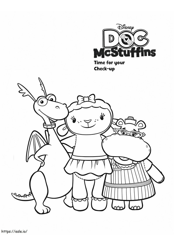 Disney Doc McStuffins para colorir