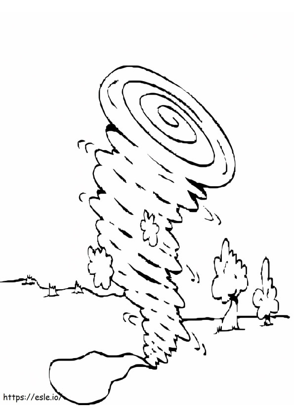 Printable Tornado