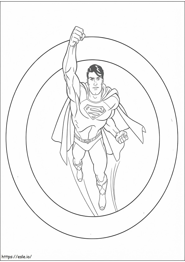 Ideia grátis do Superman para colorir