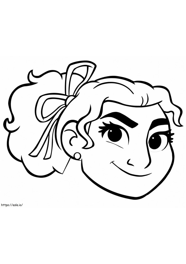 Charming Luisa coloring page