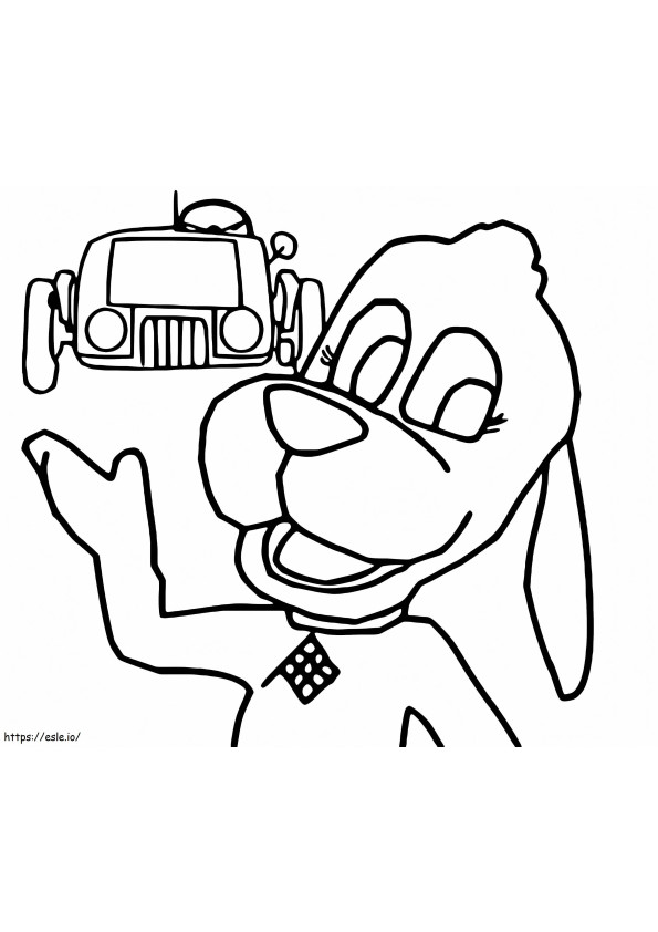 Go Dog Go 5 coloring page