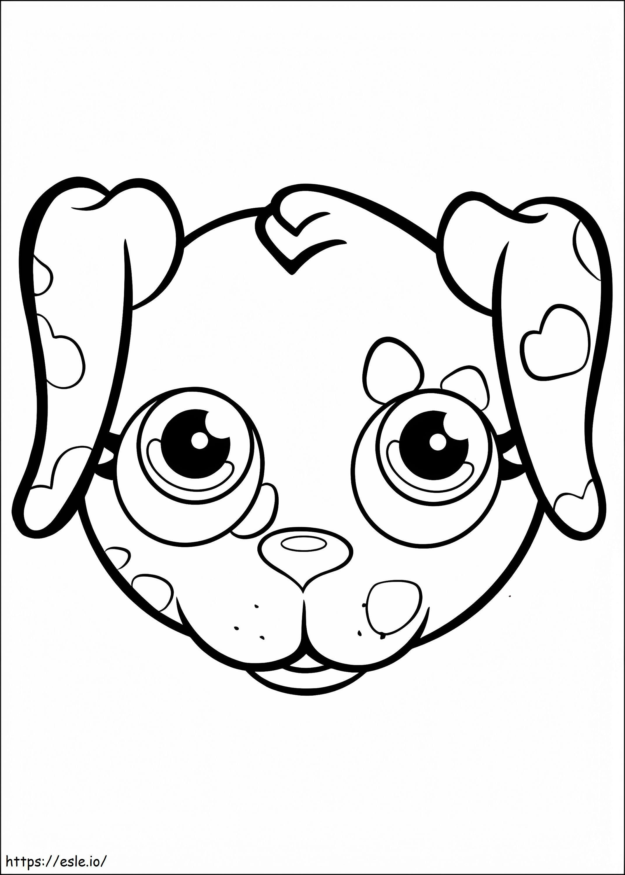 Dalmatian Pet Parade coloring page