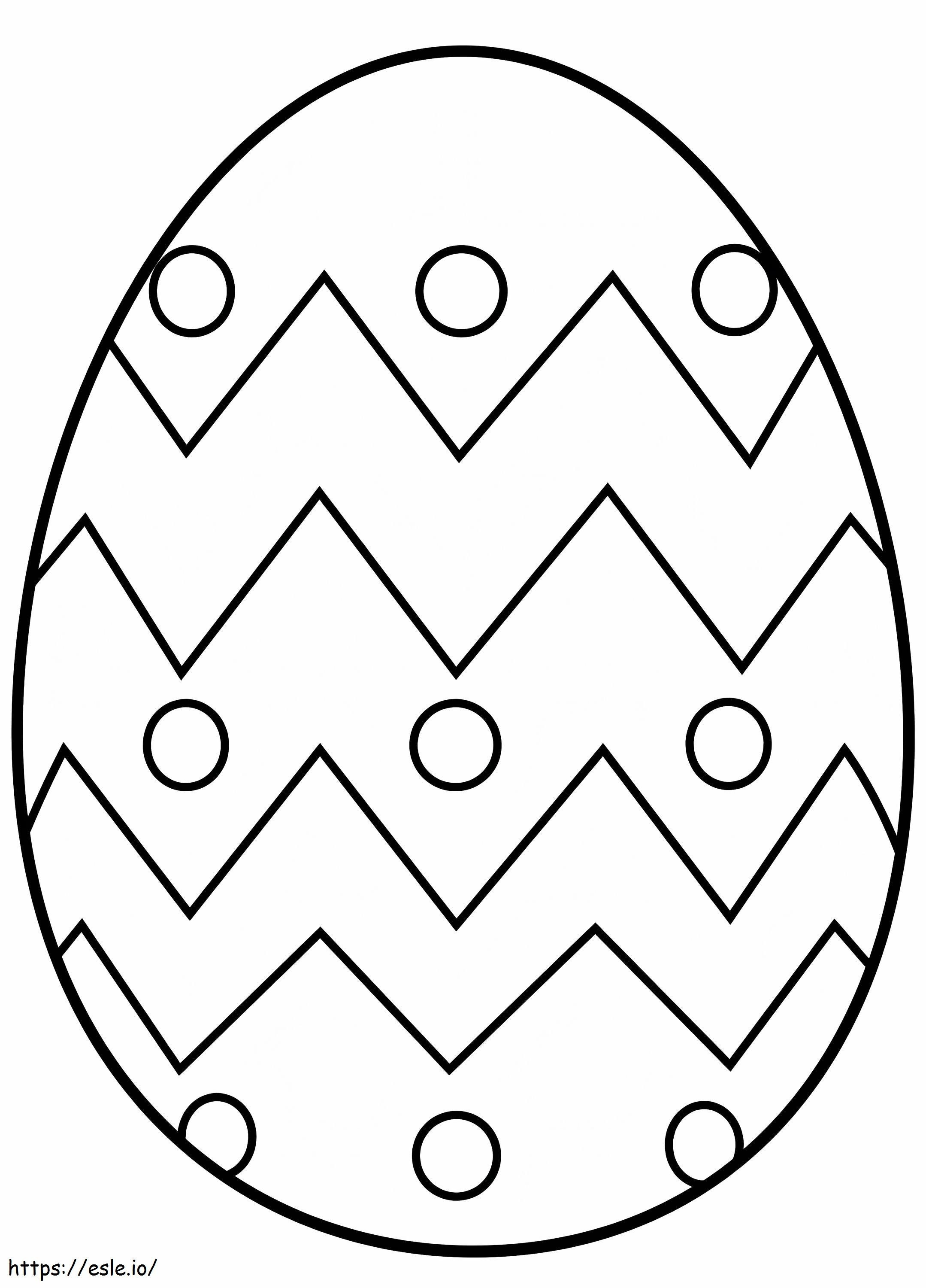 Főtt tojás kifestő