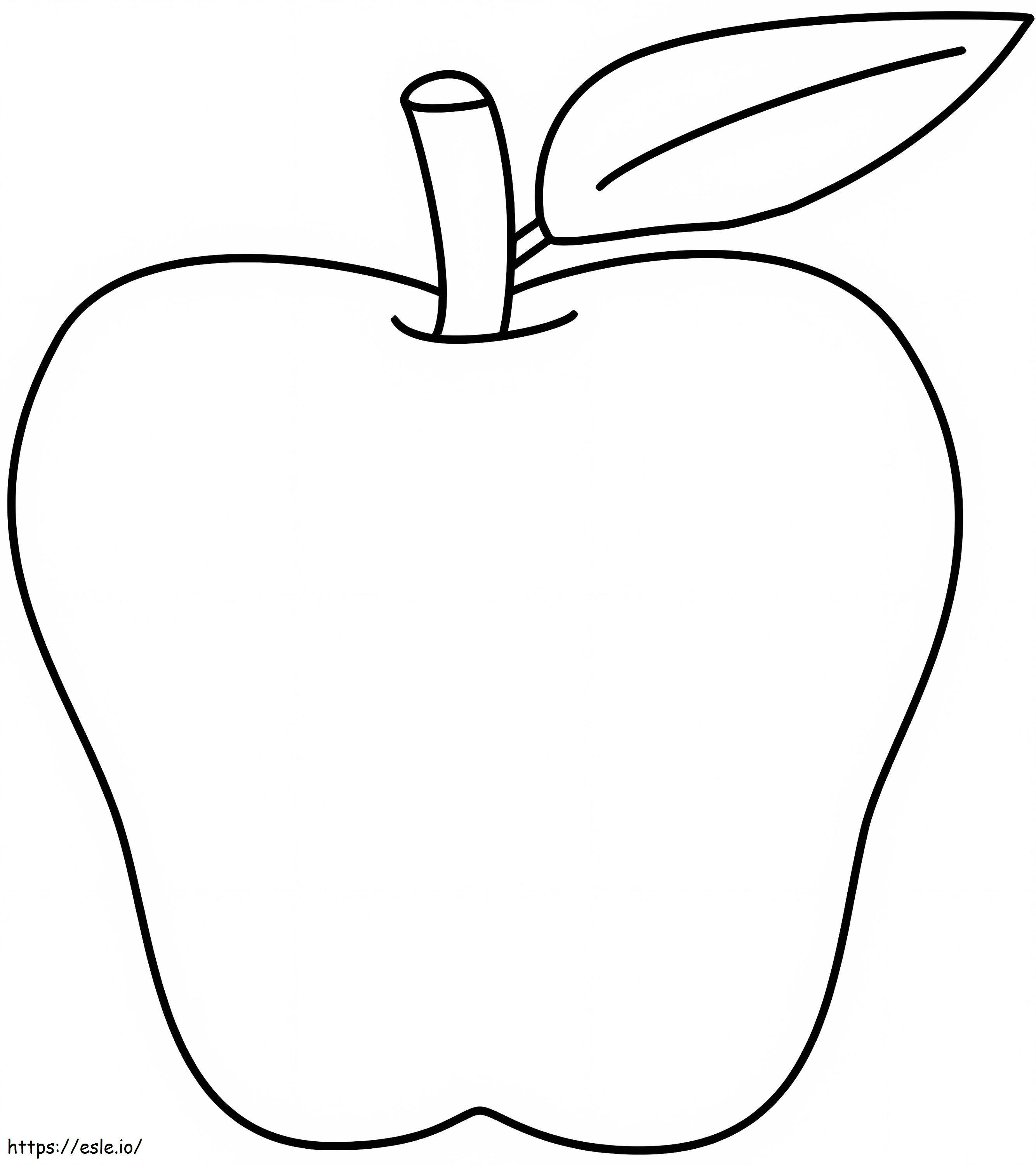 Free Apple Graphics coloring page
