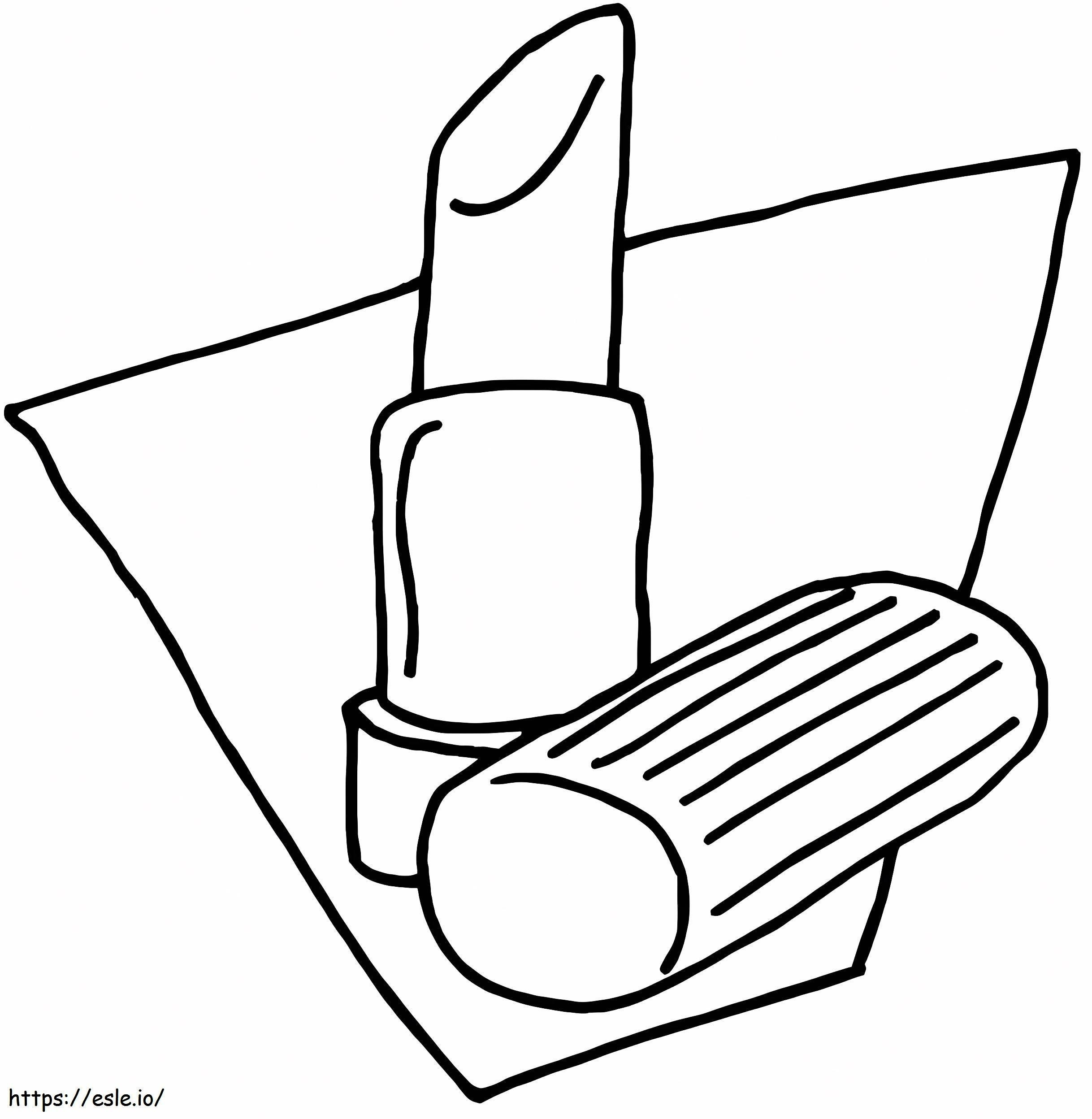 Free Lipstick coloring page