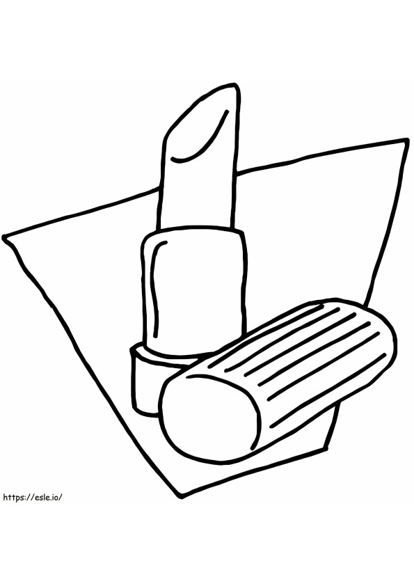 Free Lipstick coloring page