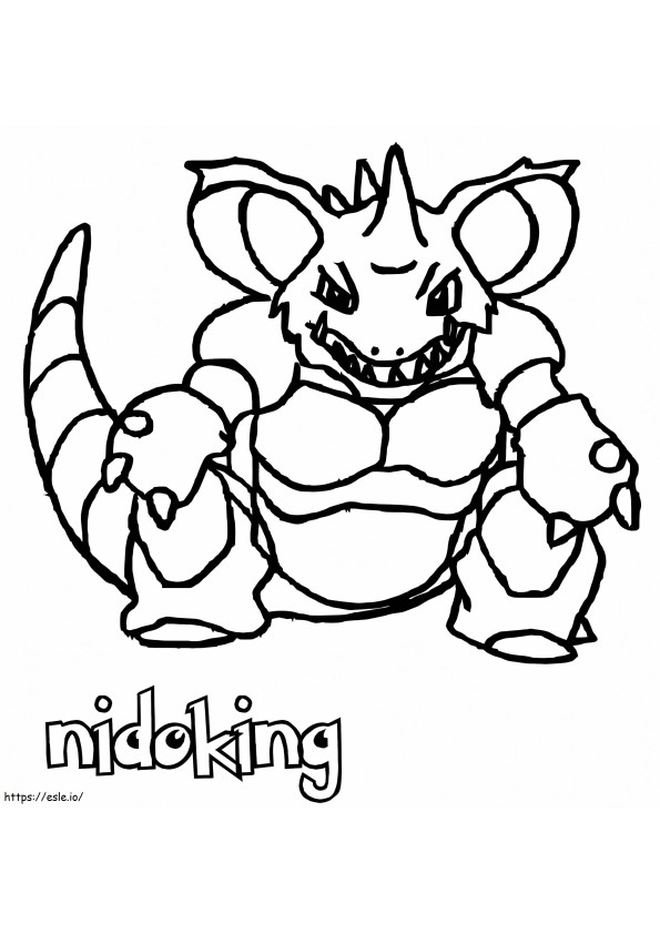 Pokemon Nidoking imprimabil