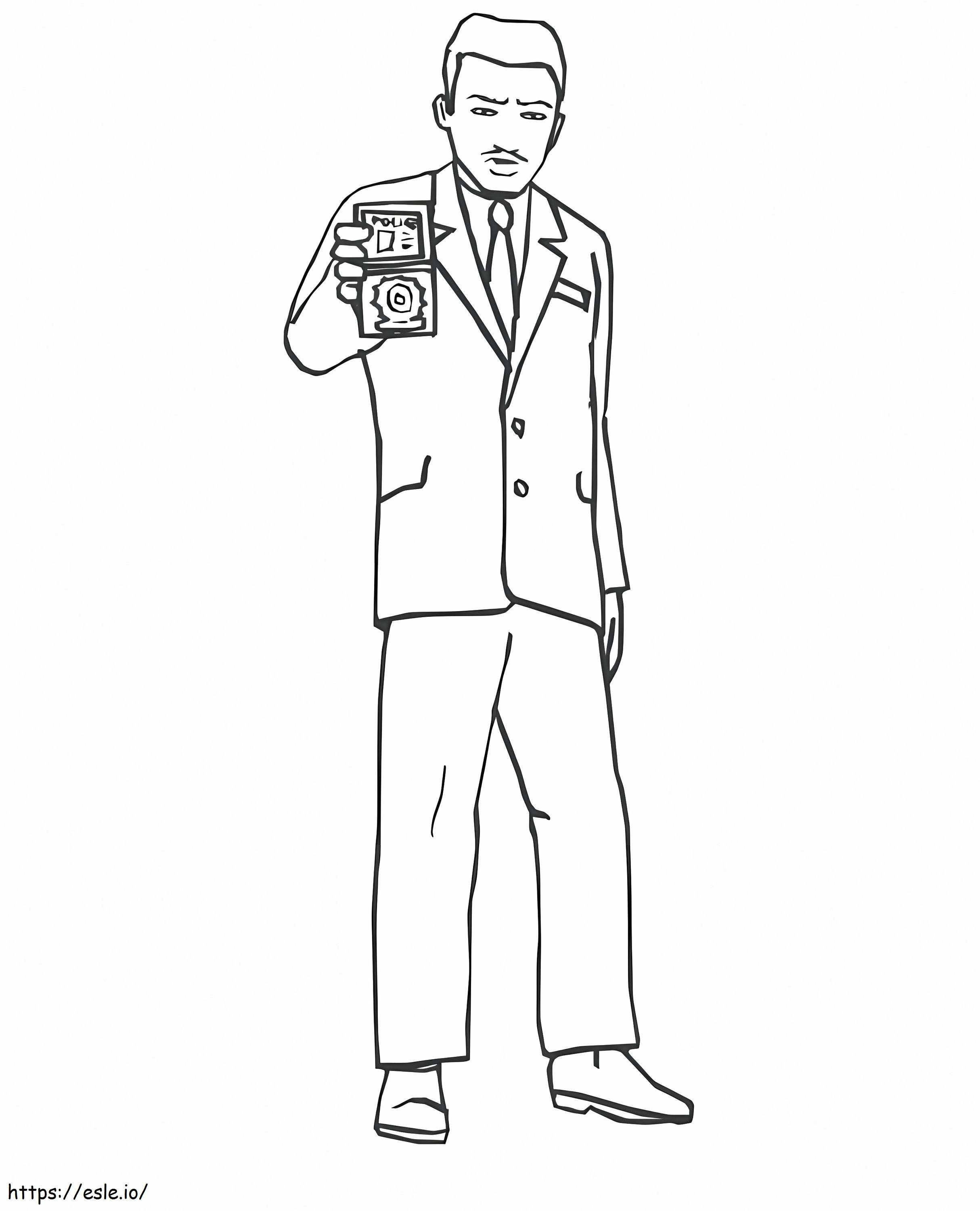Police Detective 1 coloring page