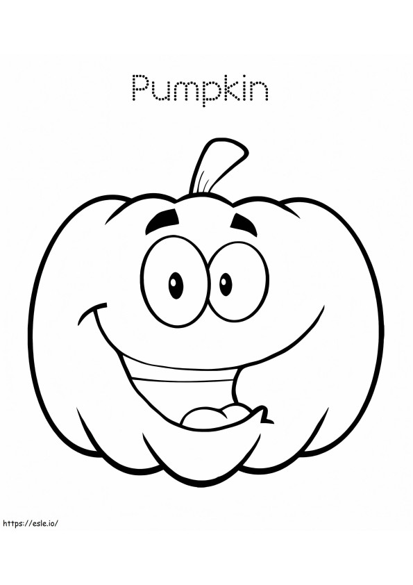 Fun Pumpkin coloring page
