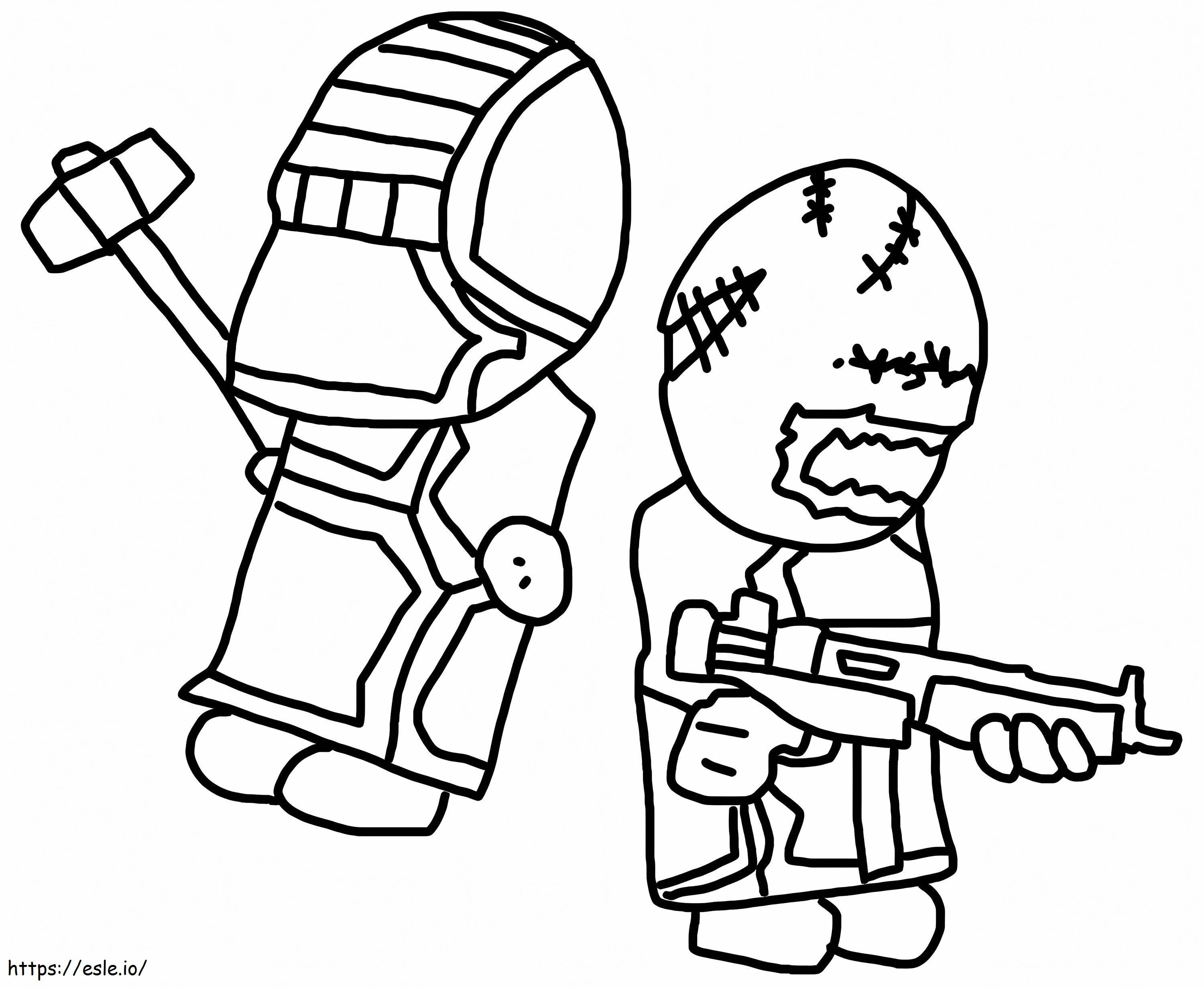 Print Madness Combat coloring page