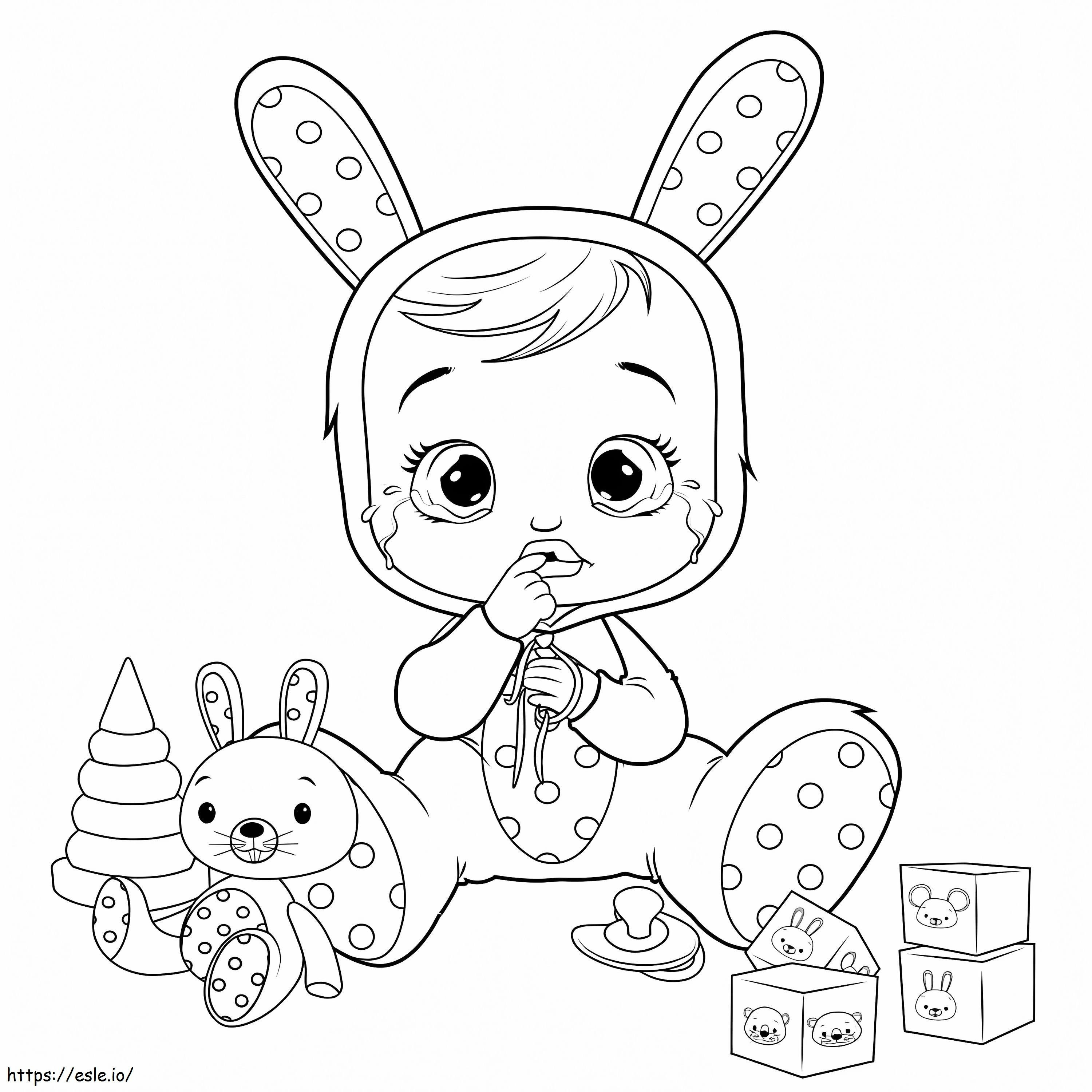 Coney Cry Babies coloring page