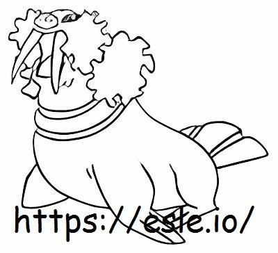 Walrein coloring page