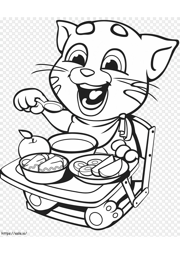 Baby Talking Angela coloring page