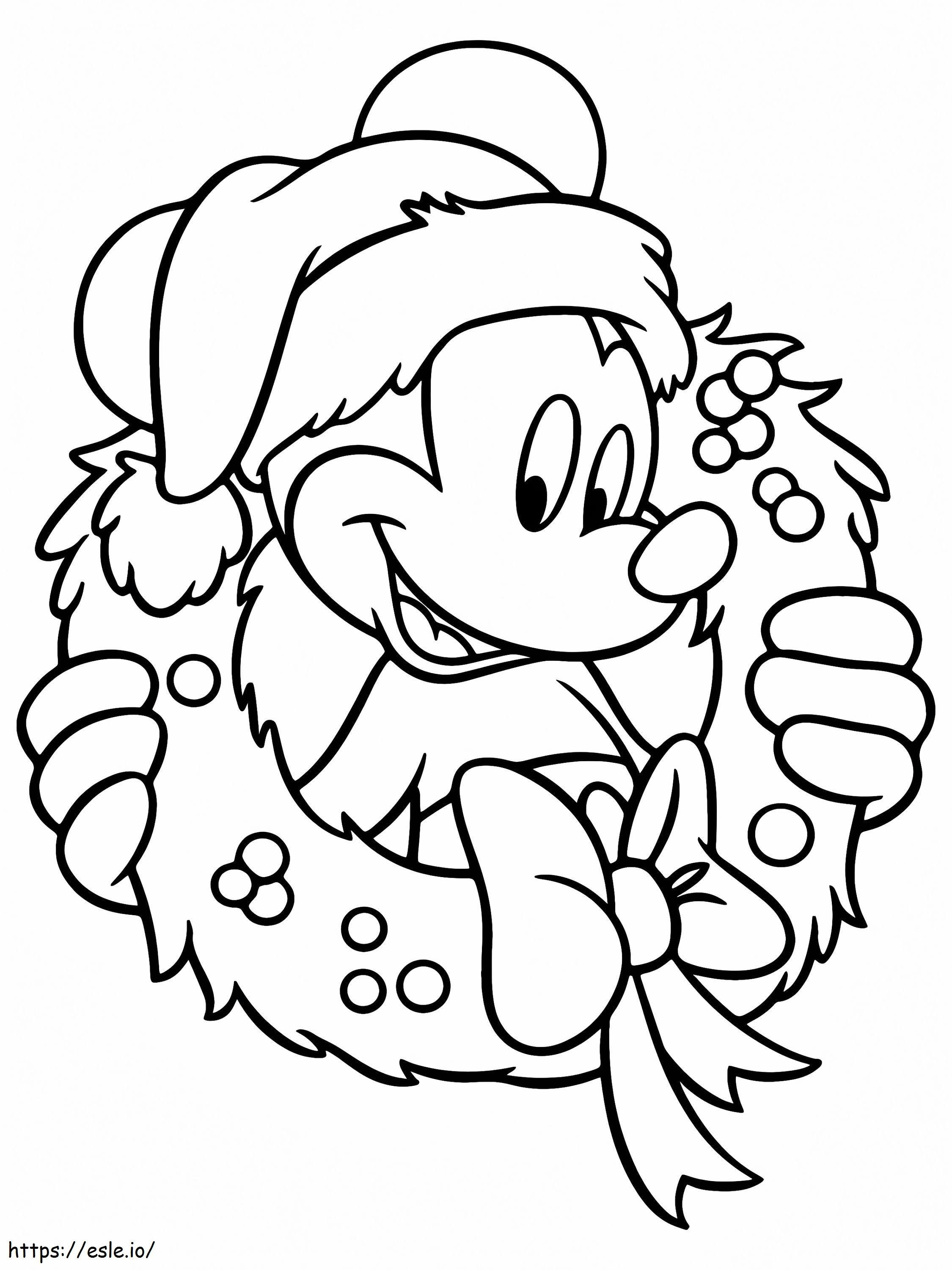 Christmas Disney Coloring 3 coloring page