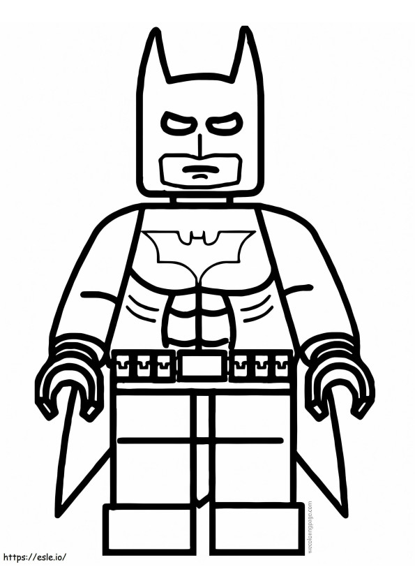 Lego Batman yang keren Gambar Mewarnai