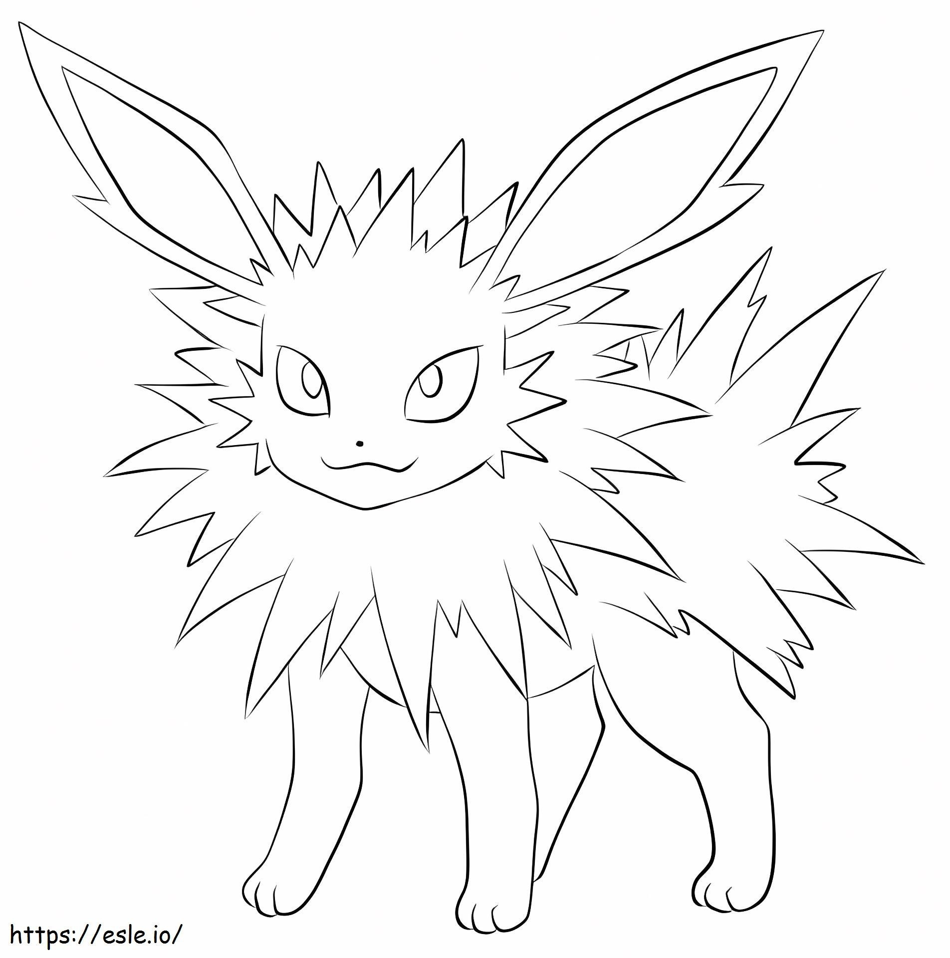 Jolteon 2 coloring page