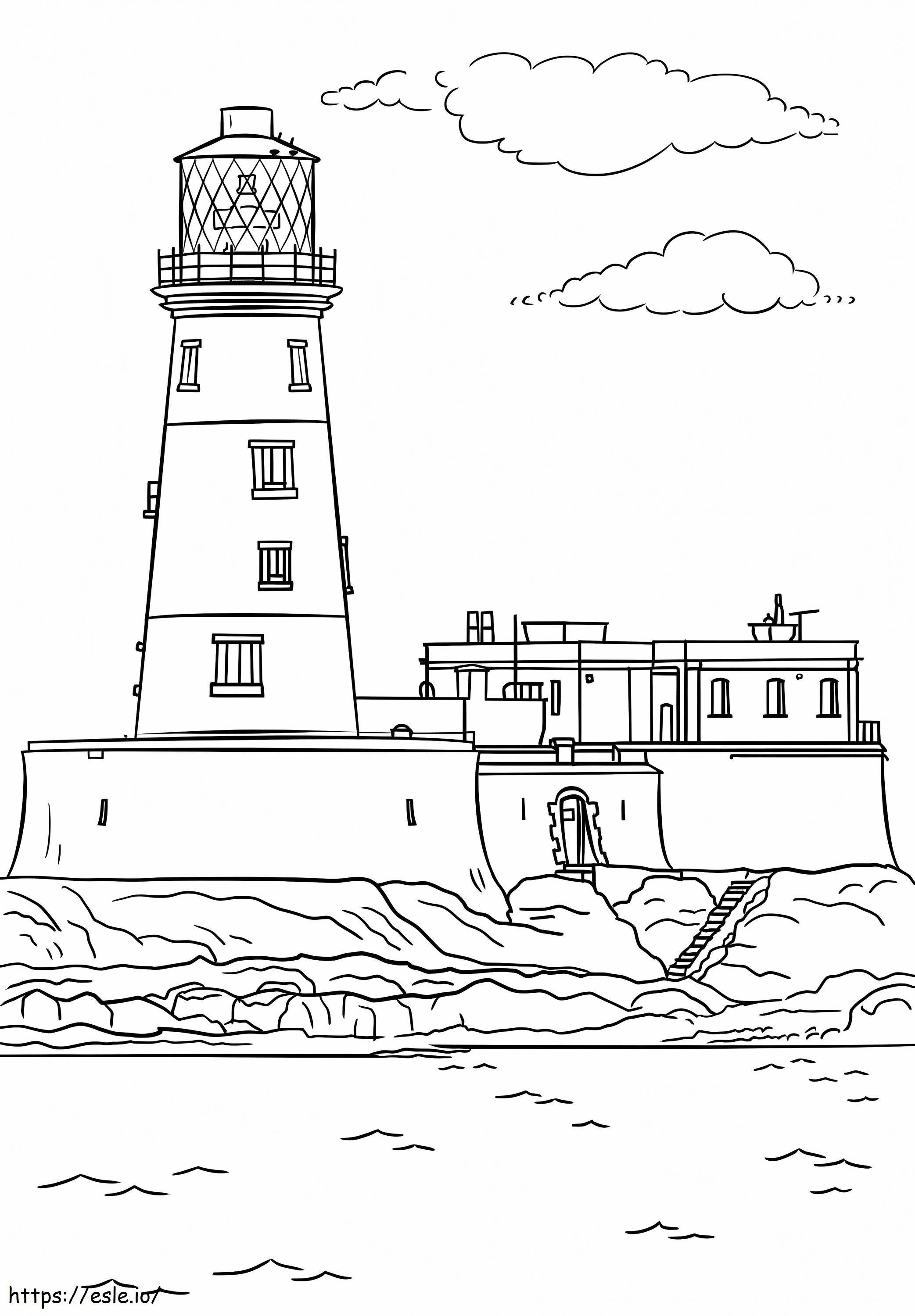 Longstone Deniz Feneri boyama