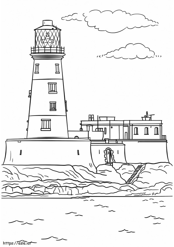 Longstone Deniz Feneri boyama
