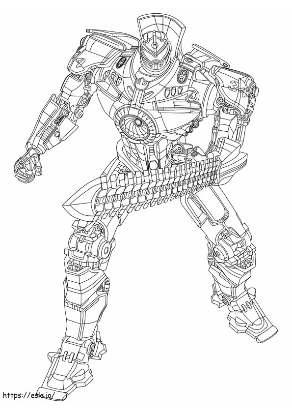 Jaeger From Pacific Rim coloring page