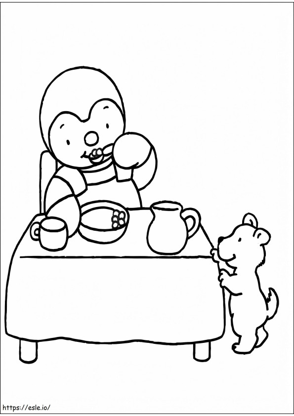 Tchoupi 20 coloring page
