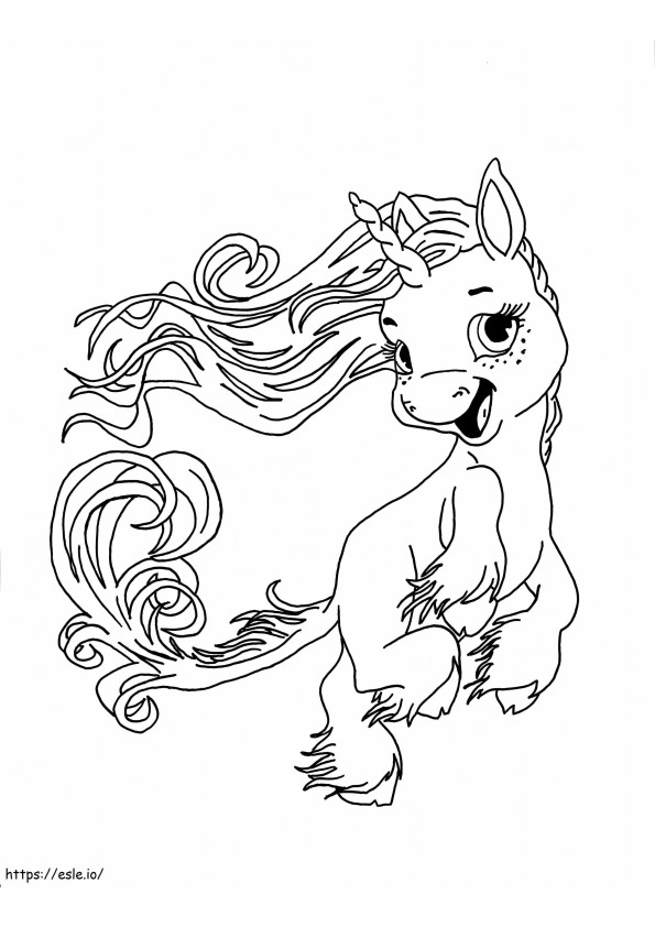 1547864313 Great Free Printable Unicorn In Prepossessing Baby Colouring coloring page