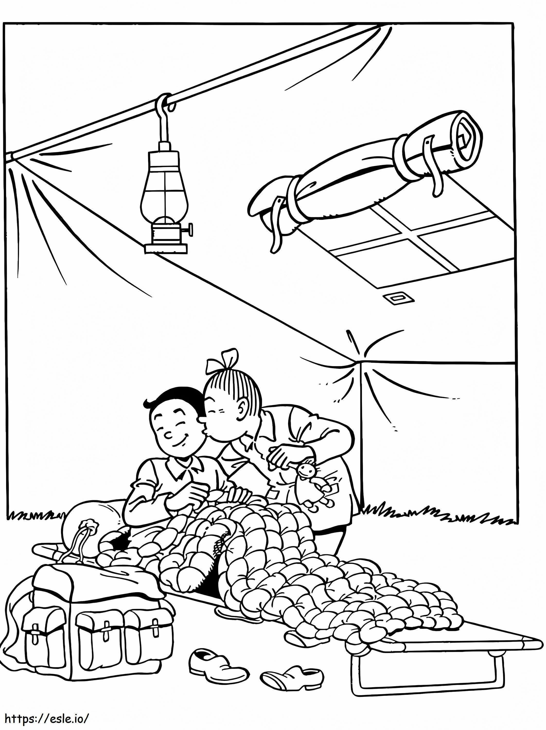 Spike And Suzy 1 coloring page
