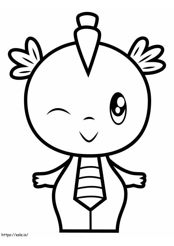 Dragon Spike Cutie Mark Crew coloring page