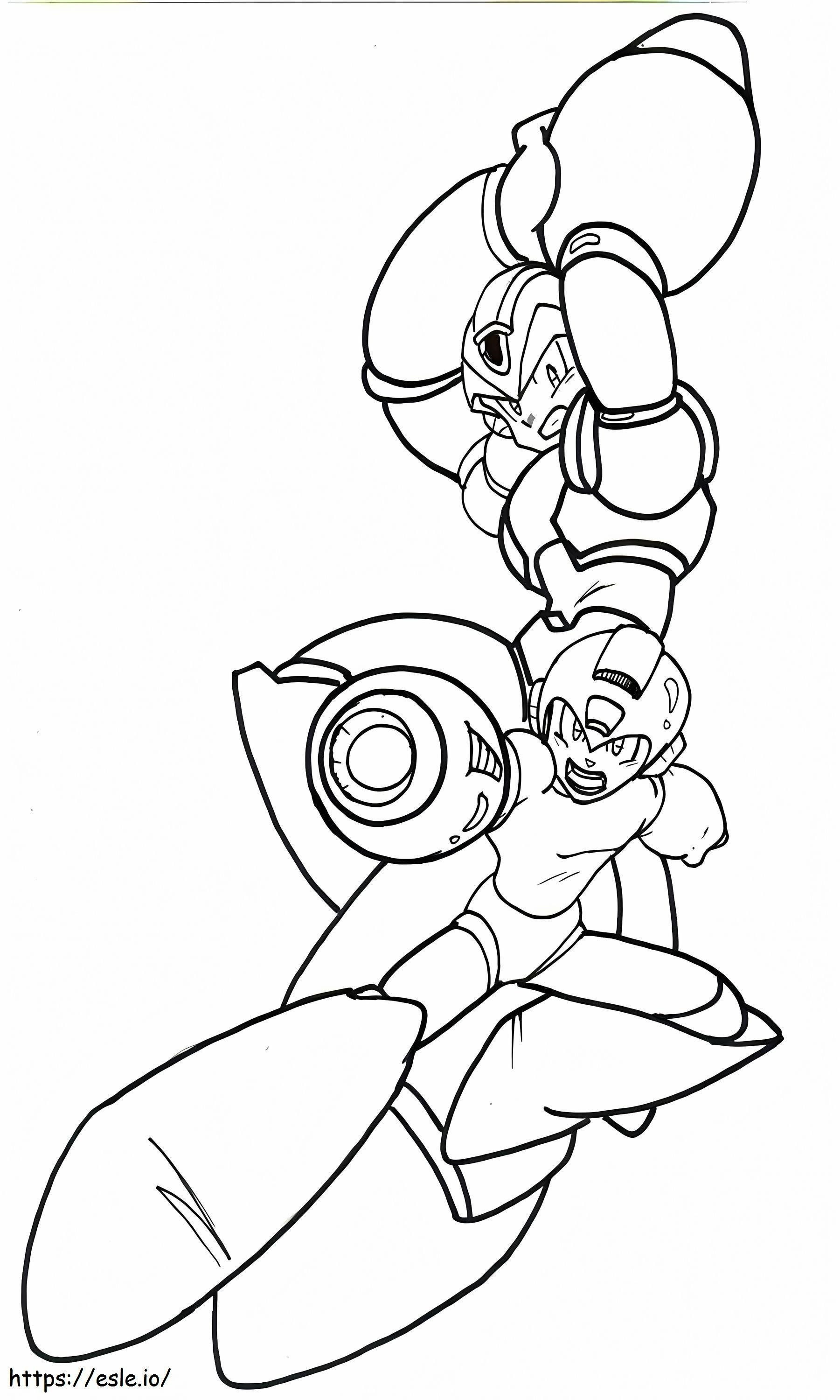 Mega Man 4 para colorir