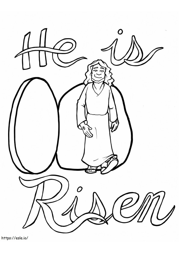 He Is Risen 15 coloring page