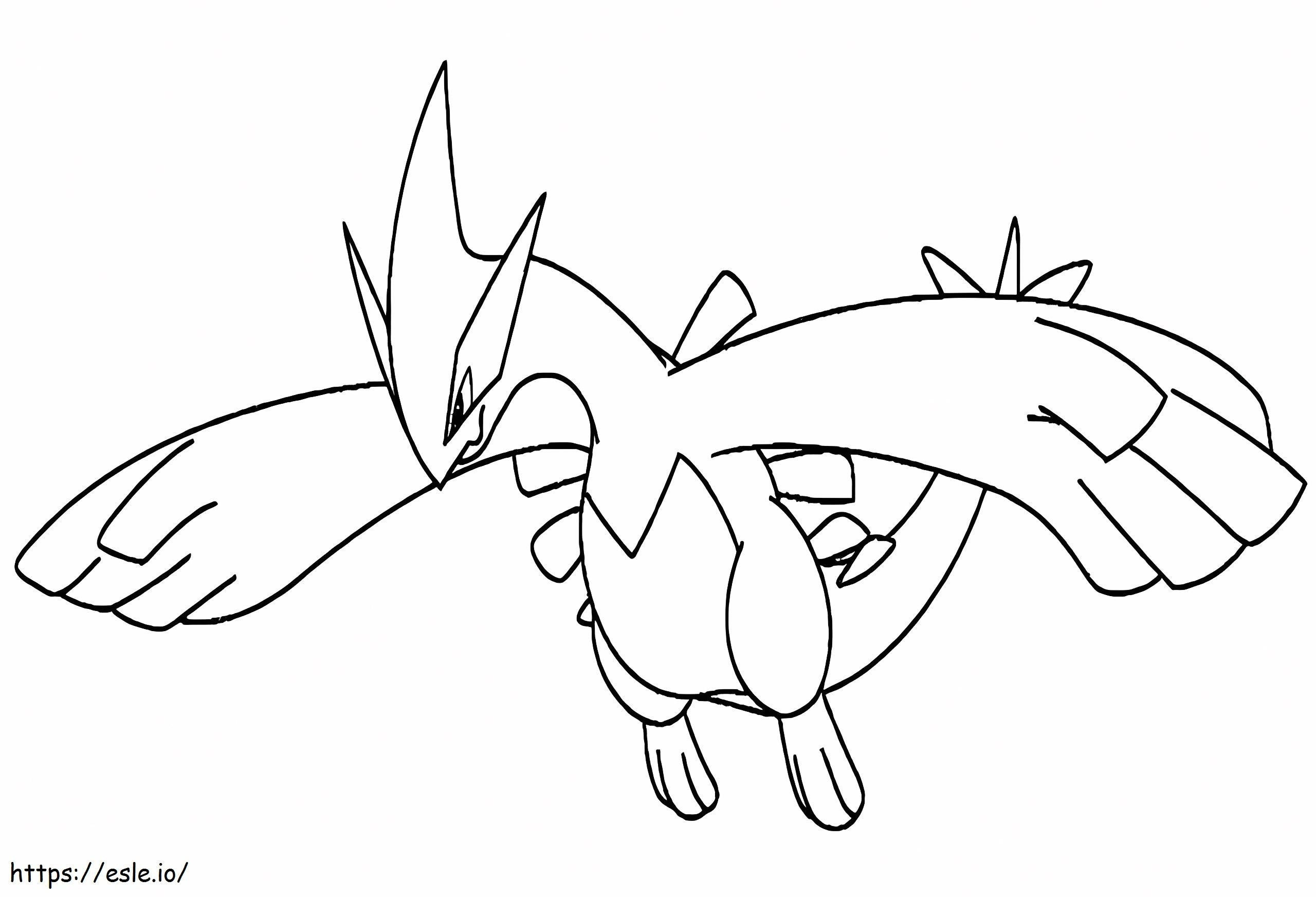 Coloriage Lugia dans Pokémon E1632303654594 à imprimer dessin