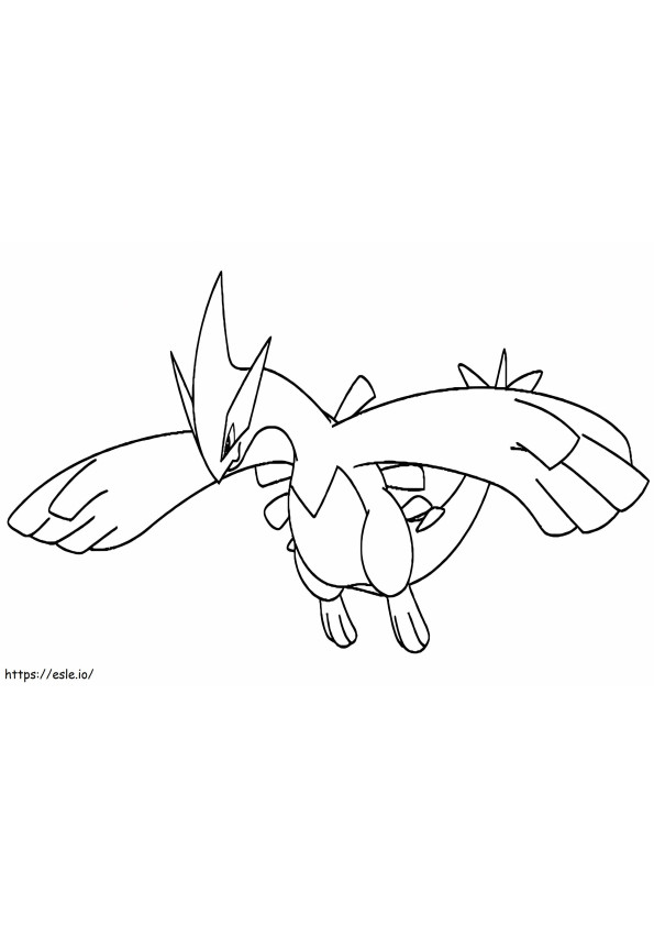 Coloriage Lugia dans Pokémon E1632303654594 à imprimer dessin