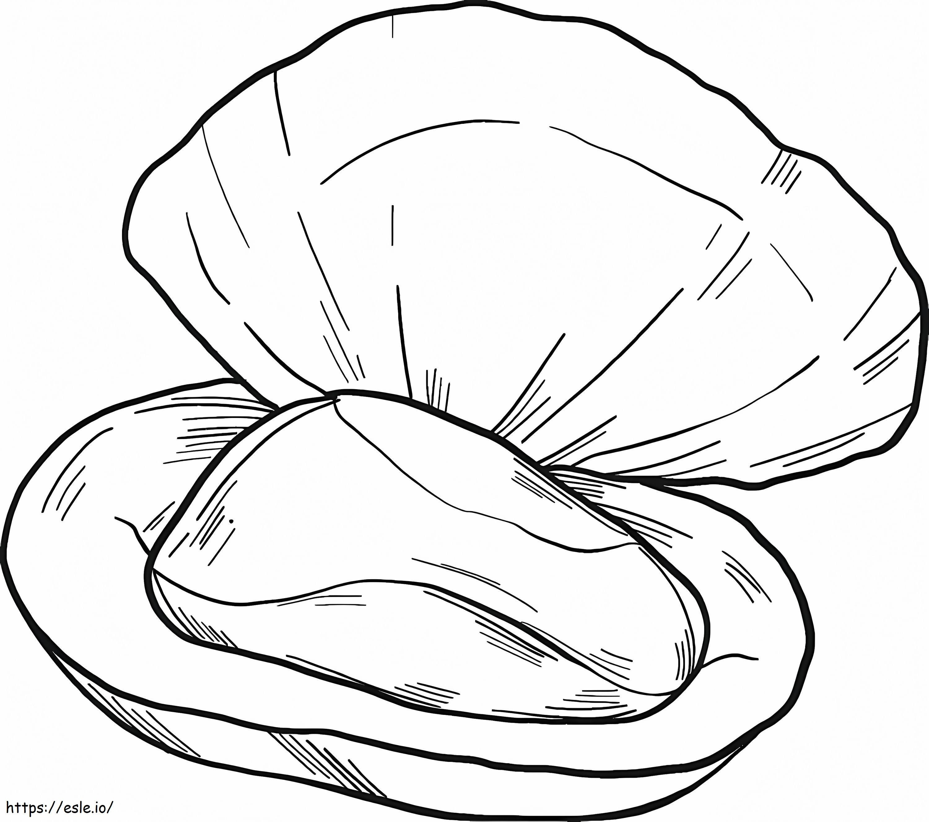 Normal Mussel coloring page