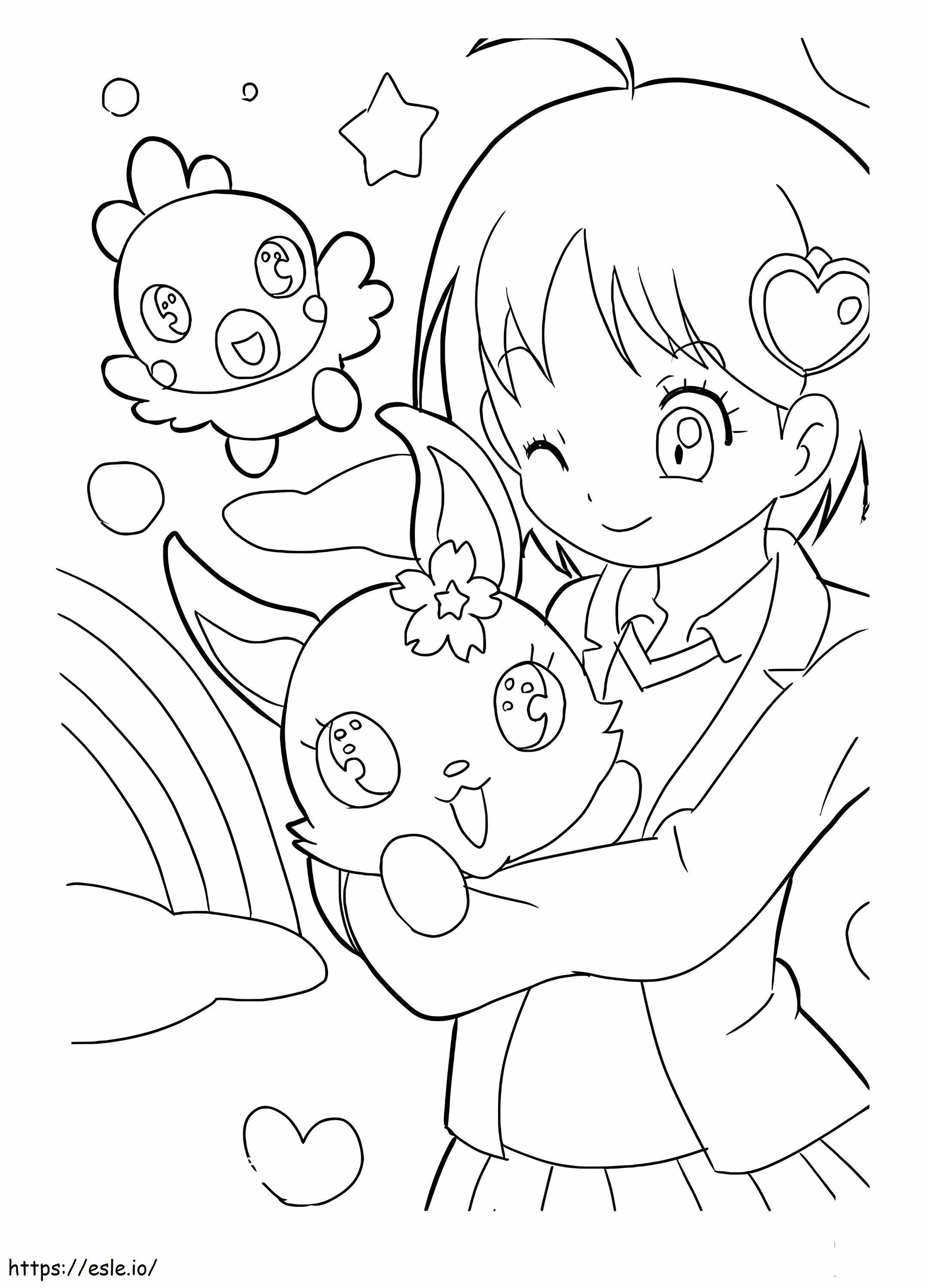 Jewelpets 4 coloring page