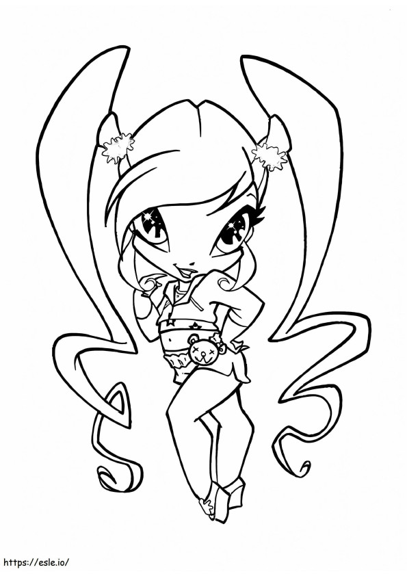 Chatta From Pop Pixie coloring page