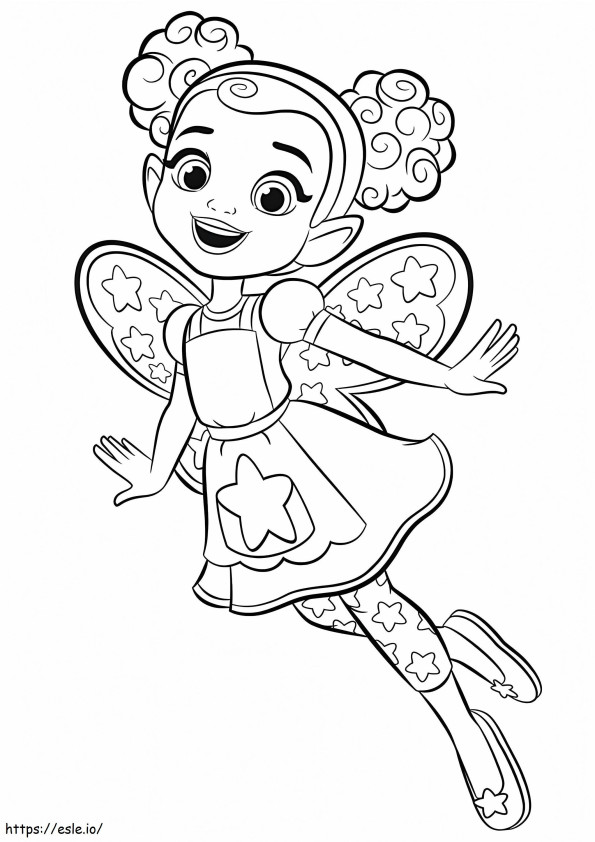 Dazzle From Butterbeans Cafe coloring page