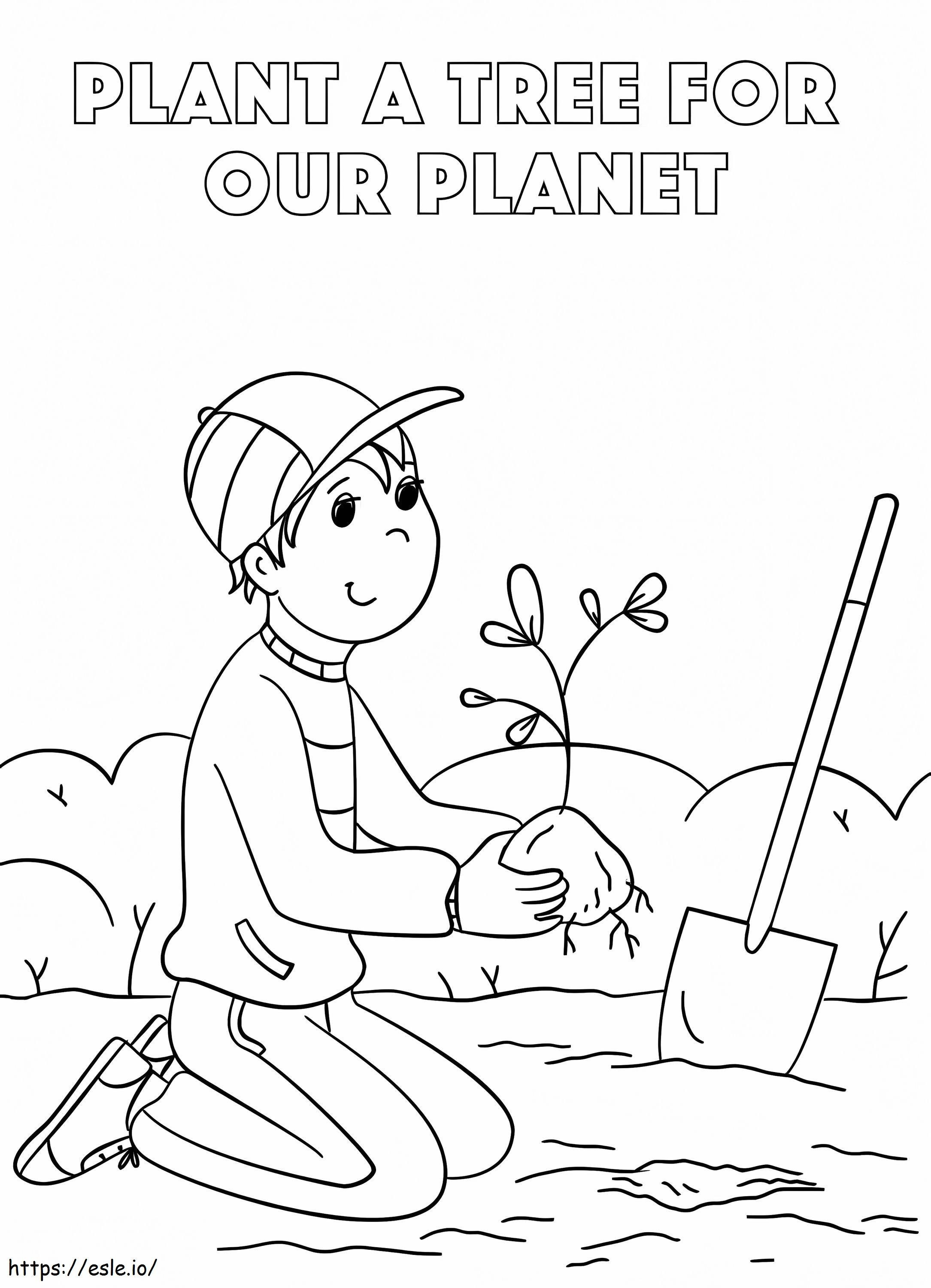 Plant A Tree 2 coloring page