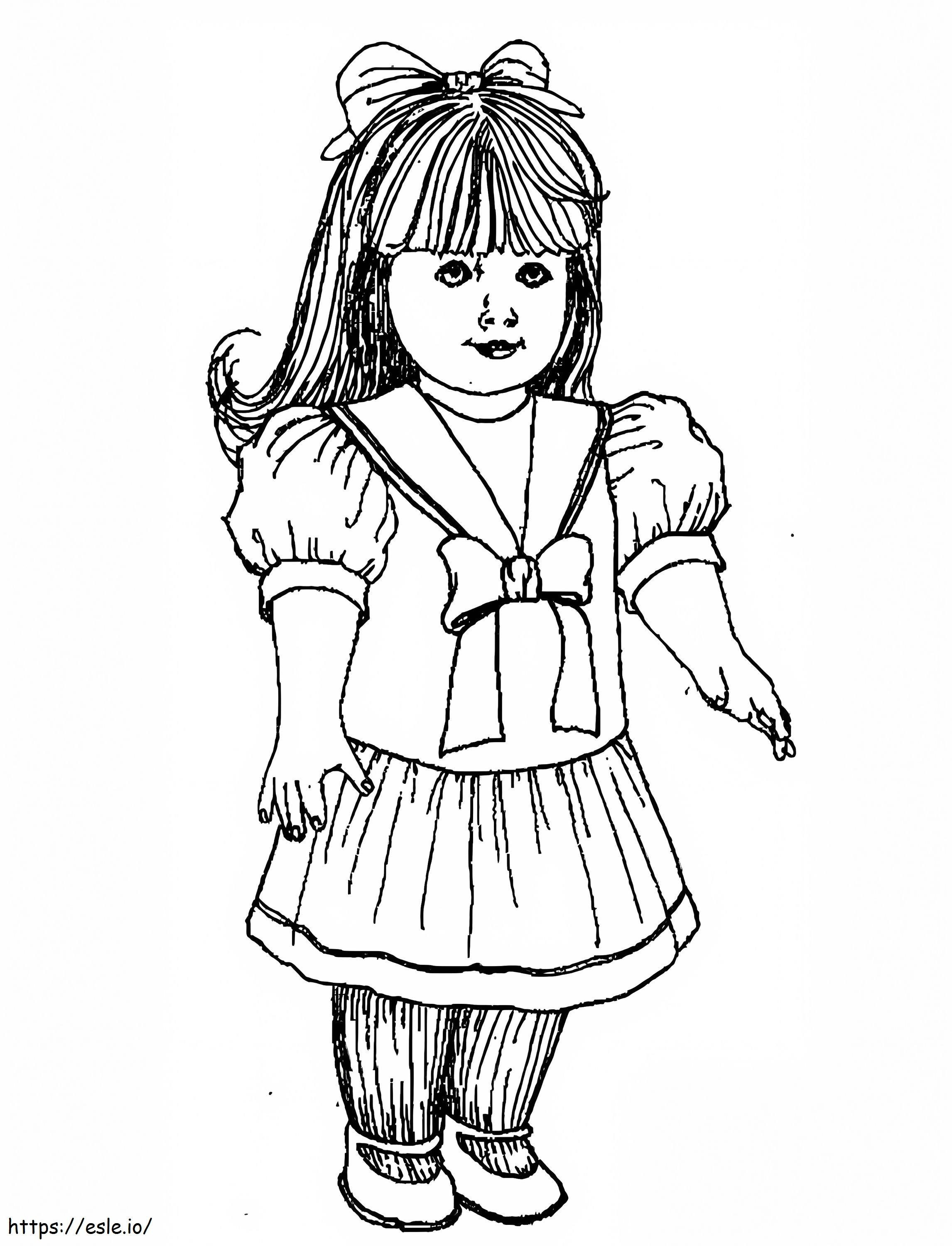 American Girl 9 coloring page