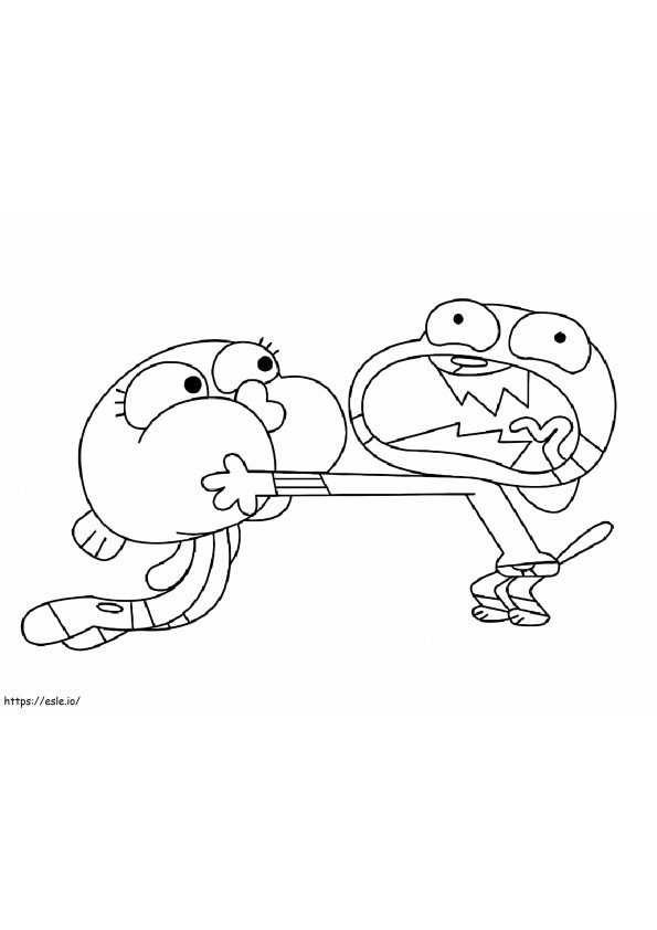 1570526107 Amazing World Of Gumball 4 coloring page