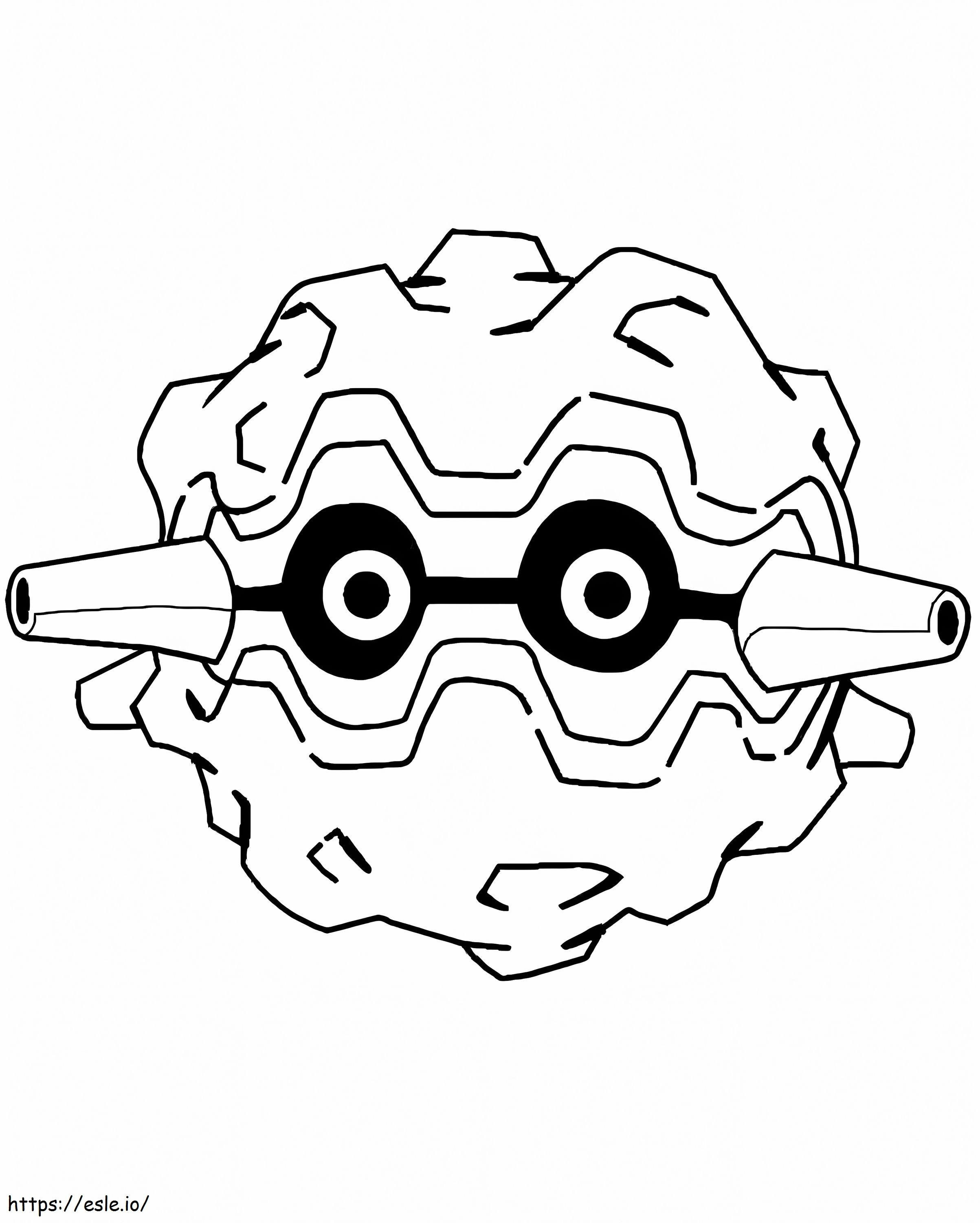 Coloriage Forteresse Un Pokémon à imprimer dessin