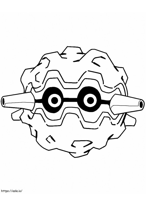 Coloriage Forteresse Un Pokémon à imprimer dessin