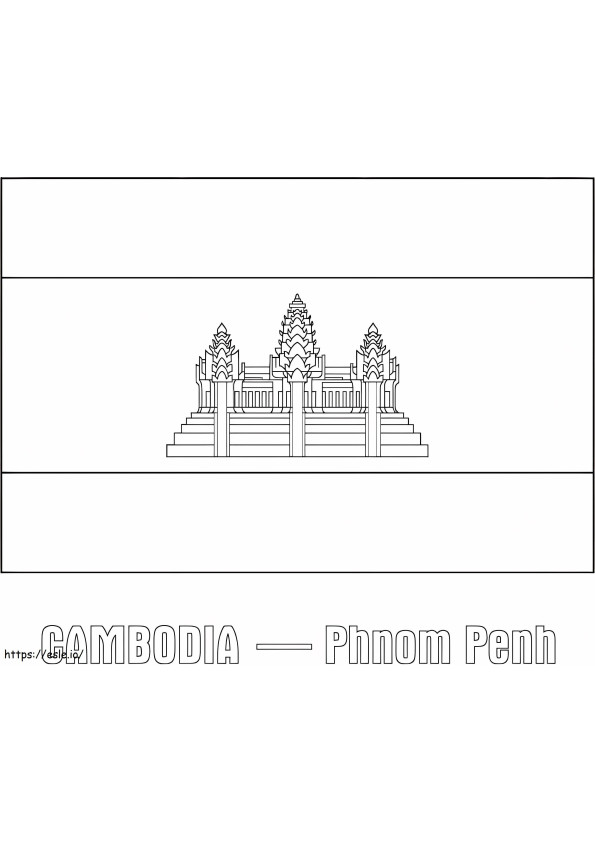 Free Printable Cambodia coloring page