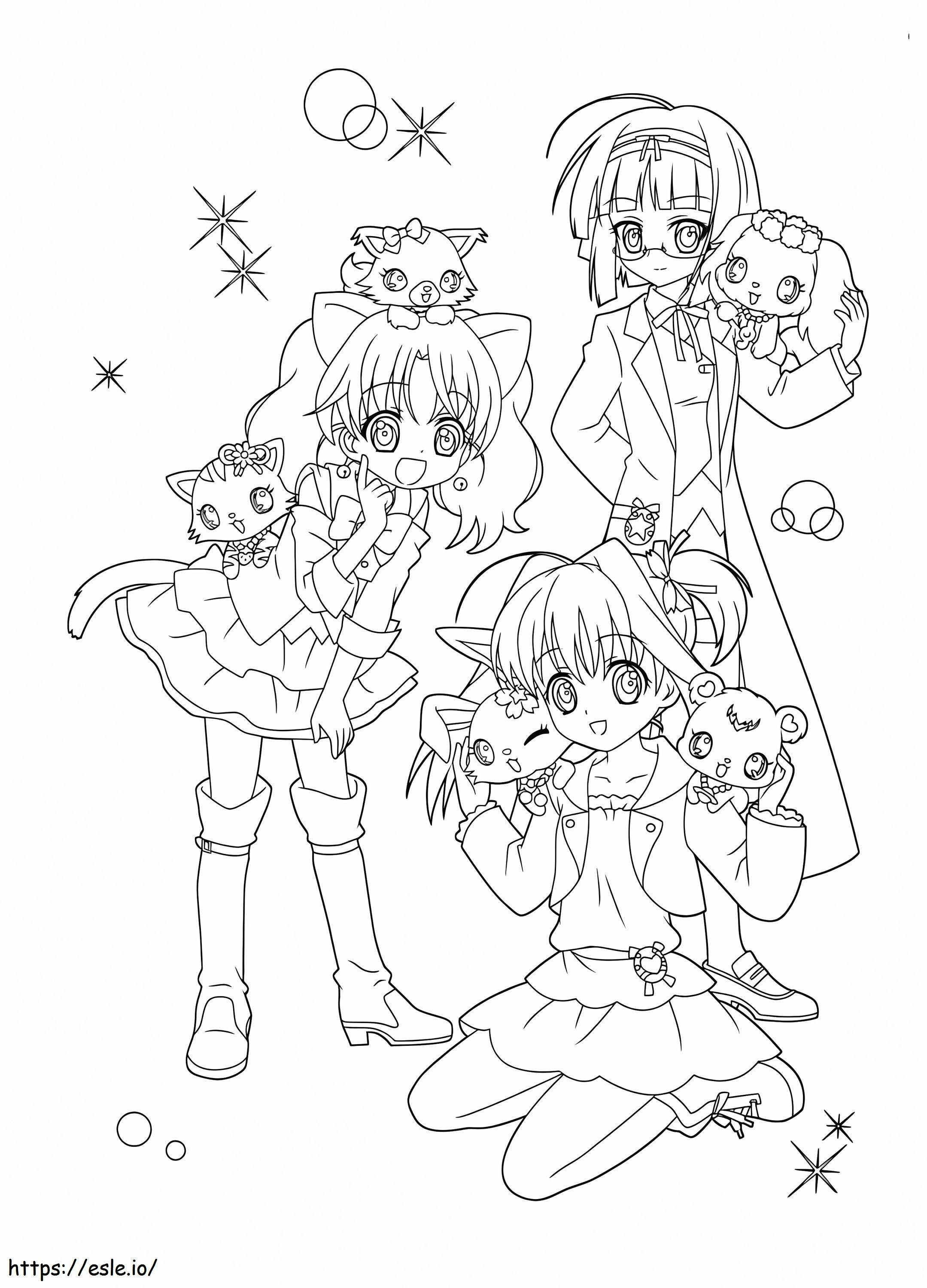 Jewelpets 13 coloring page